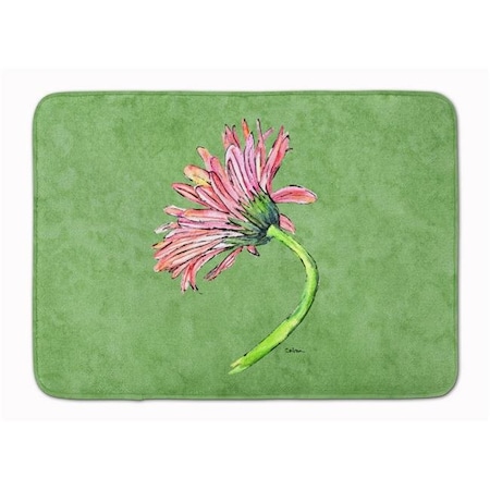 Carolines Treasures Carolines Treasures 8853RUG Gerber Daisy Pink Machine Washable Memory Foam Mat 8853RUG